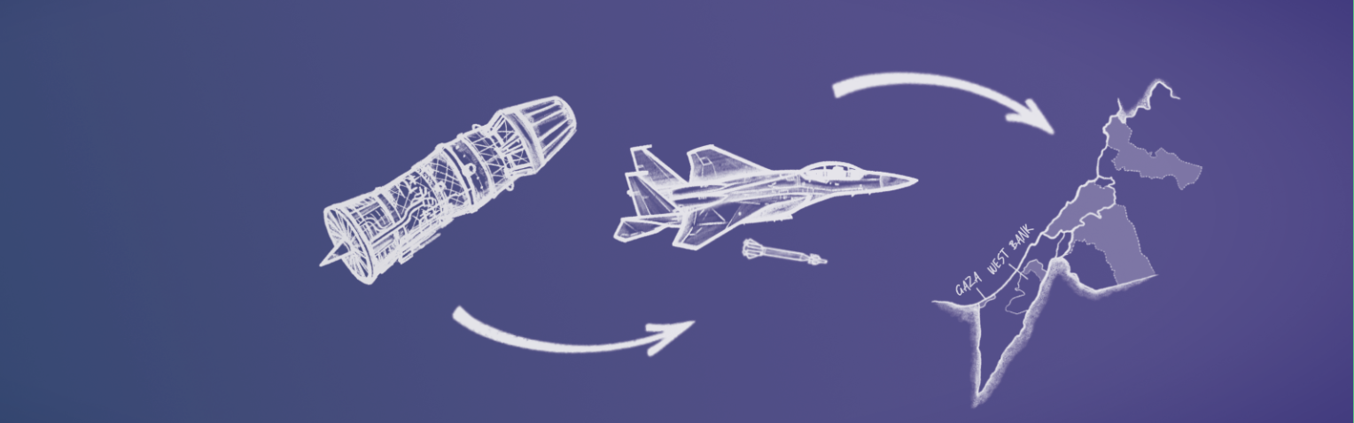 Israëlische gevechtsvliegtuigen die Gaza bombarderen bevatten Belgische onderdelen